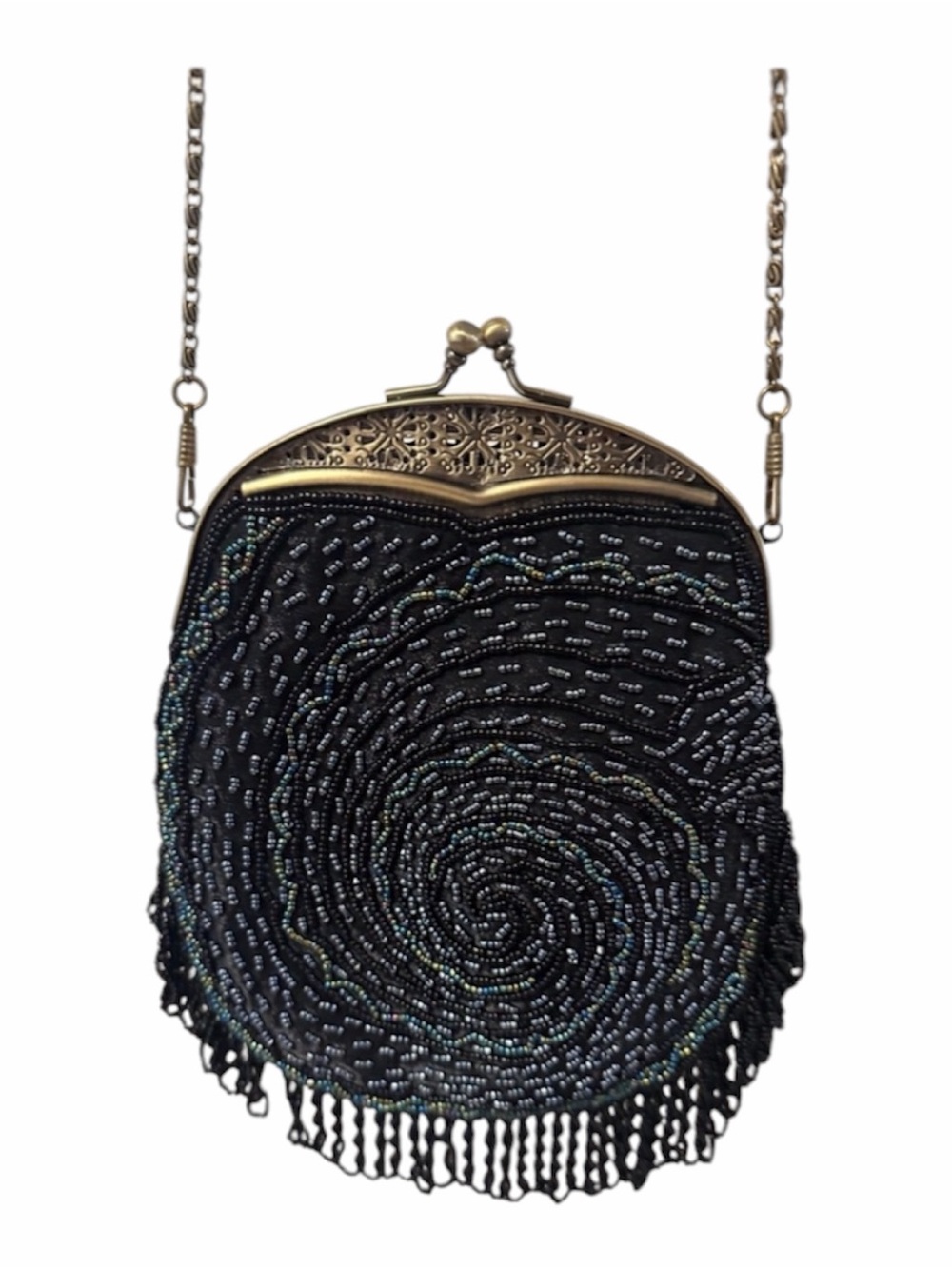 Fabulous J & X NY Beaded Crossbody Purse
